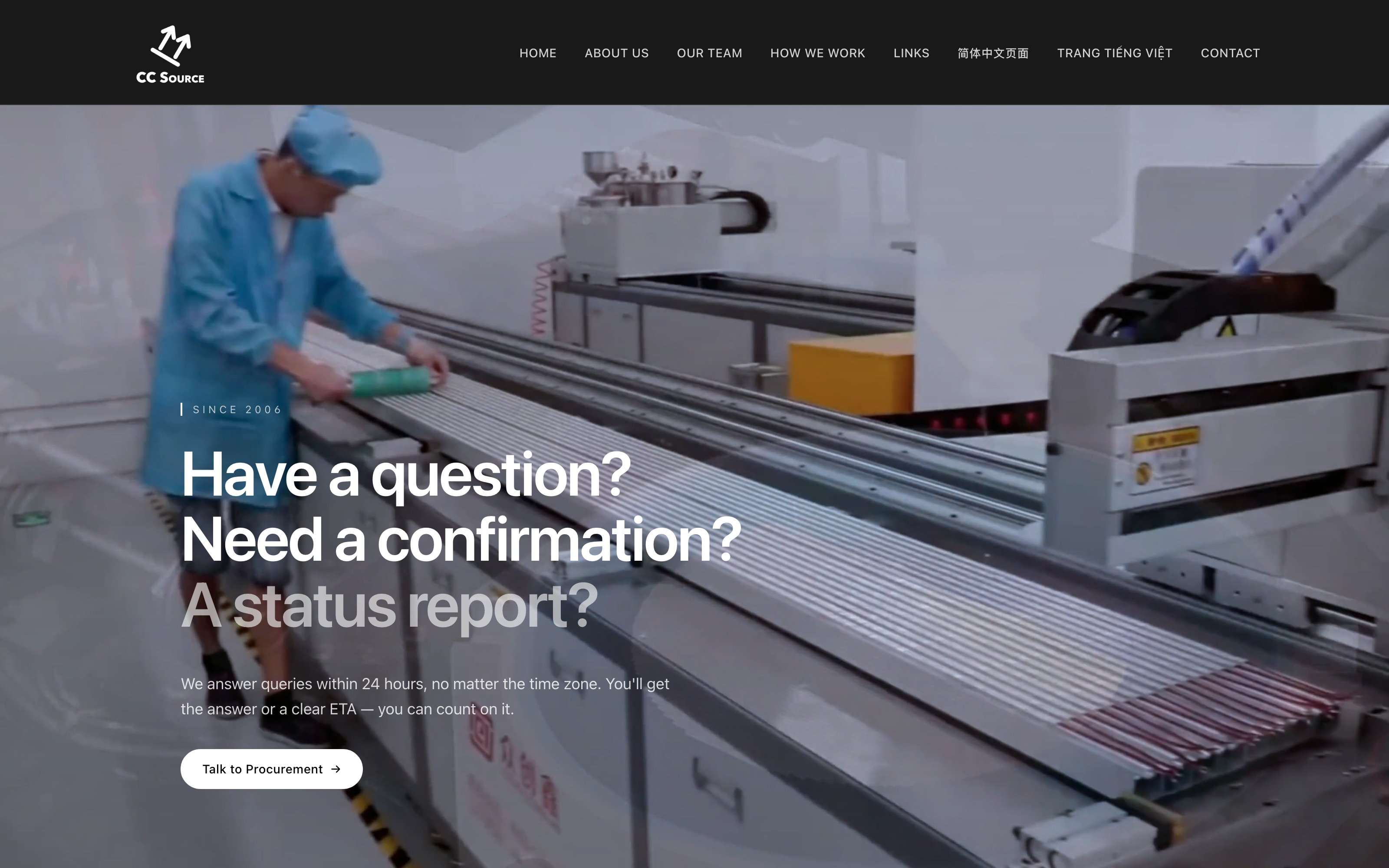 CC Source — Website Redesign preview